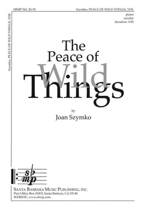 Book cover for The Peace of Wild Things - SSAA Octavo
