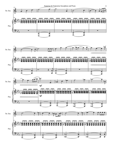 Sonatina for Sopranino Saxophone and Piano