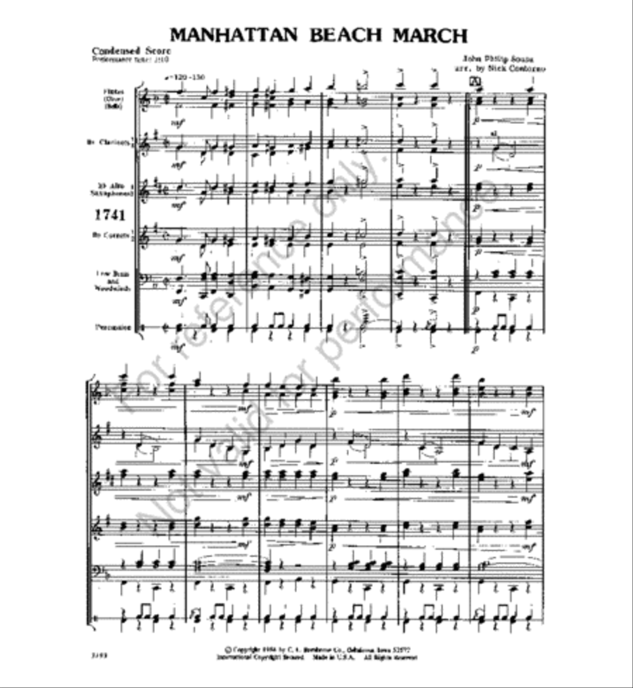 Manhattan Beach Manhattan Beach Concert Band scores gallery preview page 2