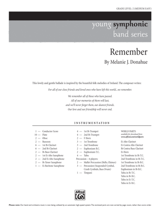 Book cover for Remember: Score