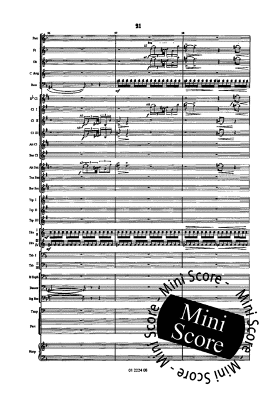 Sarka Overture Sarka Overture Concert Band scores gallery preview page 25