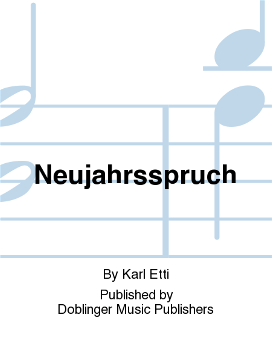 Neujahrsspruch TTBB scores gallery preview page 1
