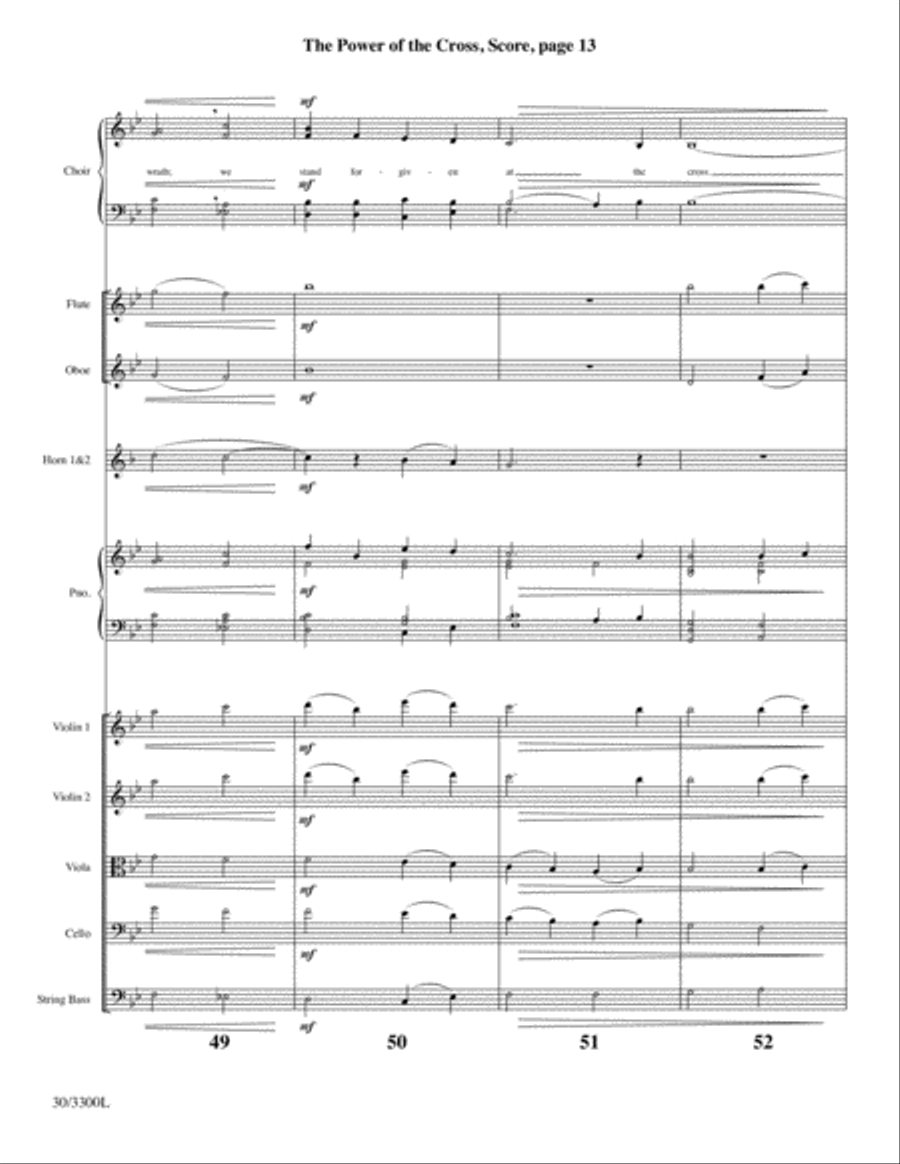 The Power of the Cross - Instrumental Ensemble Score and Parts image number null