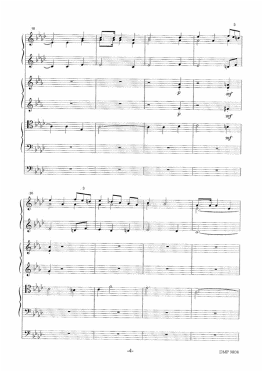 Feest Ouverture Brass Ensemble scores gallery preview page 4