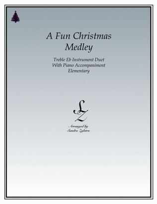 A Fun Christmas Medley (treble Eb instrument duet)