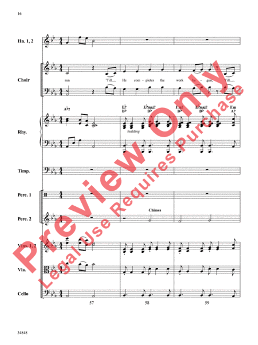 When Trials Come Choir scores gallery preview page 17