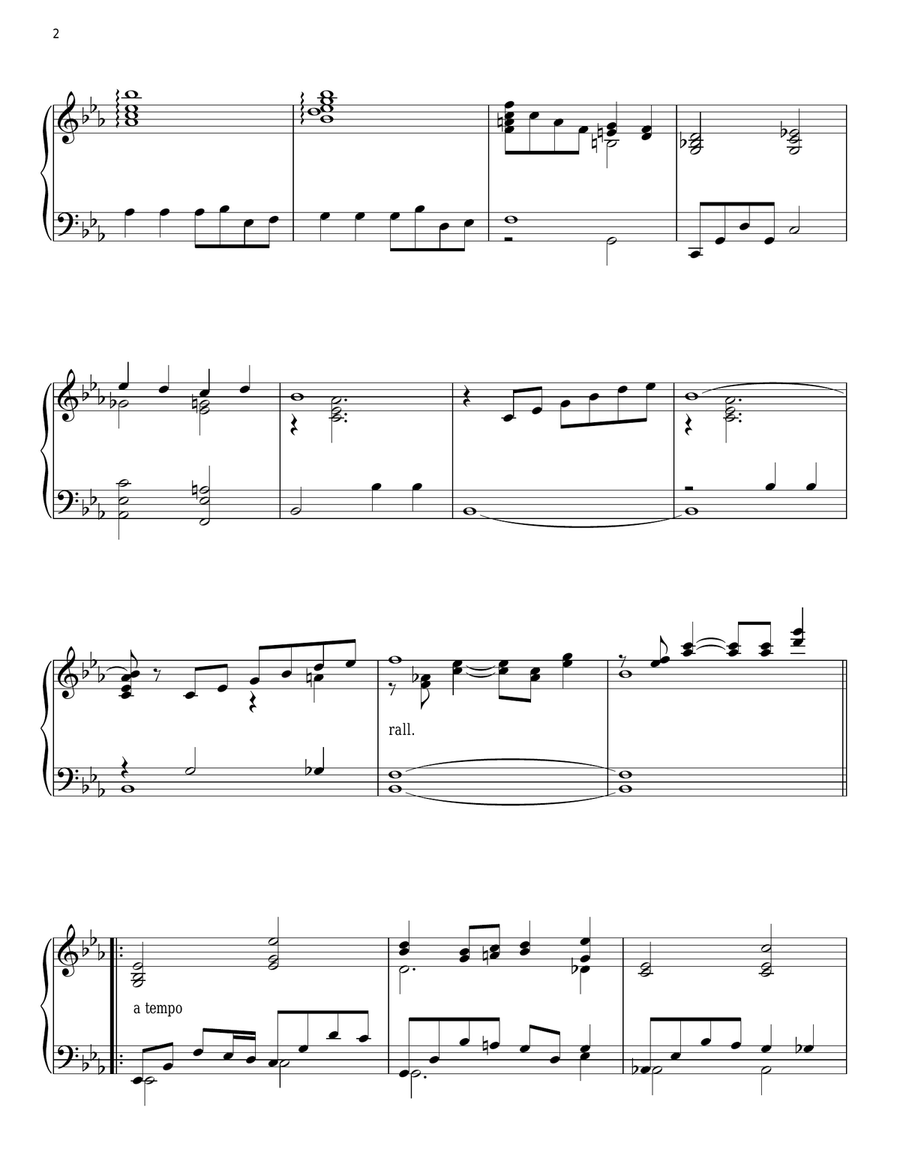 Over The Rainbow Piano Solo scores gallery preview page 2