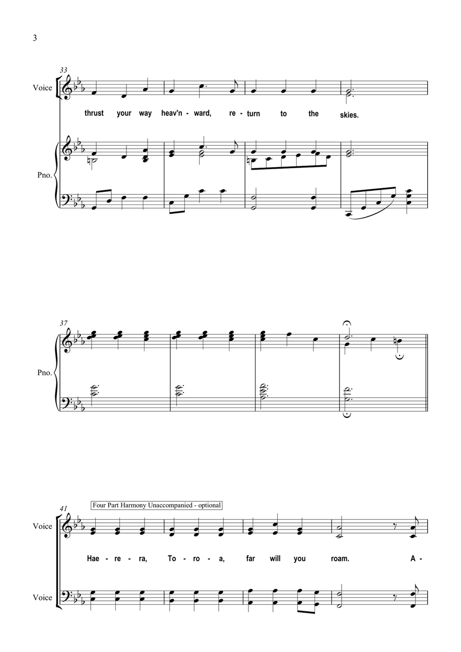 Albatross (Toroa) 4-Part scores gallery preview page 4