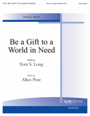 Book cover for Be a Gift to a World in Need