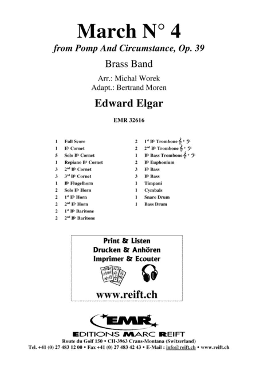 March No. 4 Brass Band scores gallery preview page 2