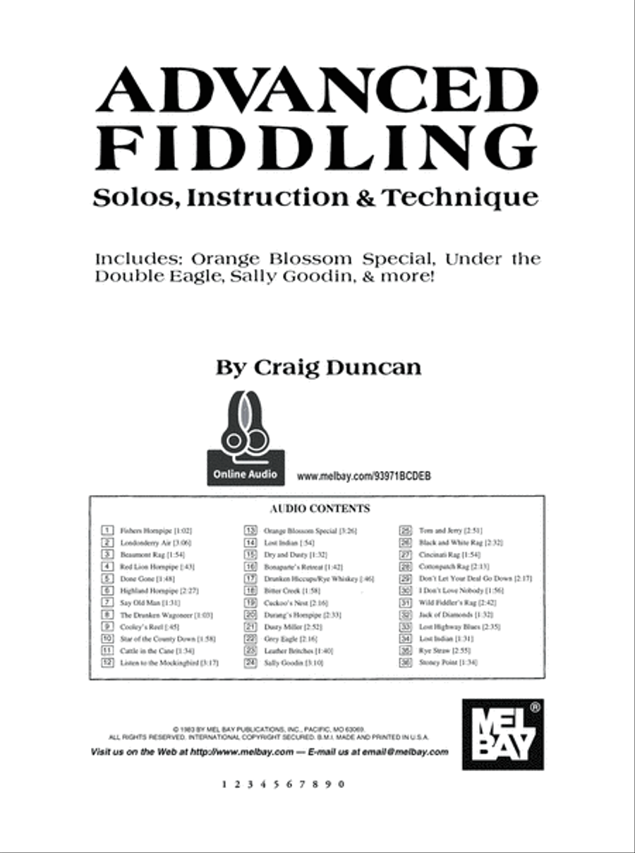 Advanced Fiddling Violin scores gallery preview page 7