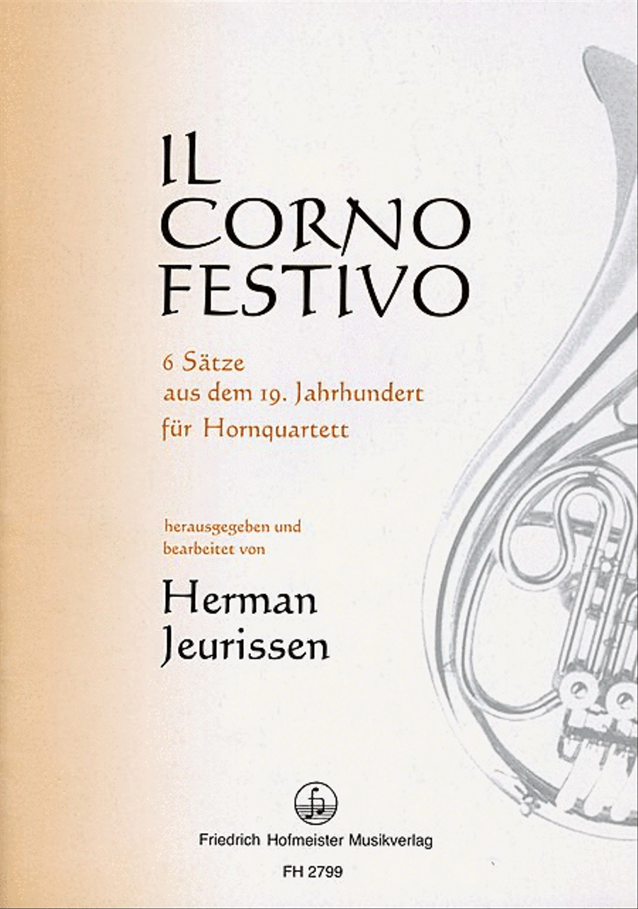 Corno festivo. 6 Sätze aus dem 19. Jahrhundert Horn scores gallery preview page 1
