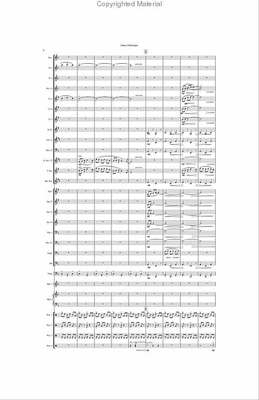 Dance Diabolique Dance Diabolique Concert Band scores gallery preview page 9