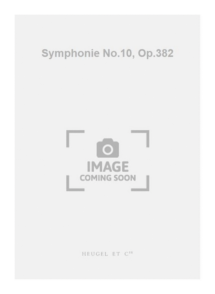 Symphonie No.10, Op.382 Orchestra scores gallery preview page 1