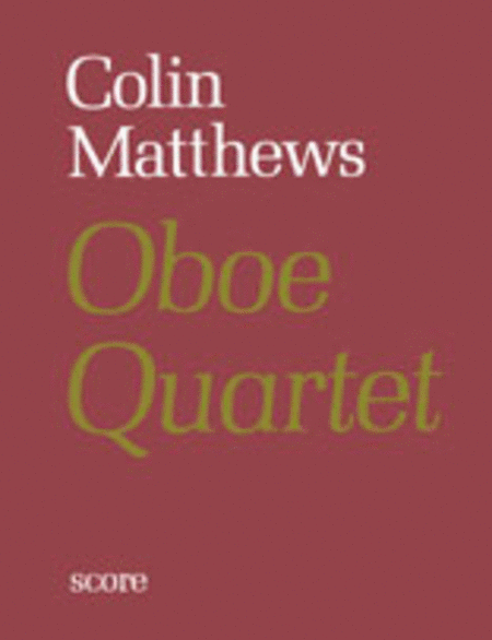 Oboe Quartet No. 1