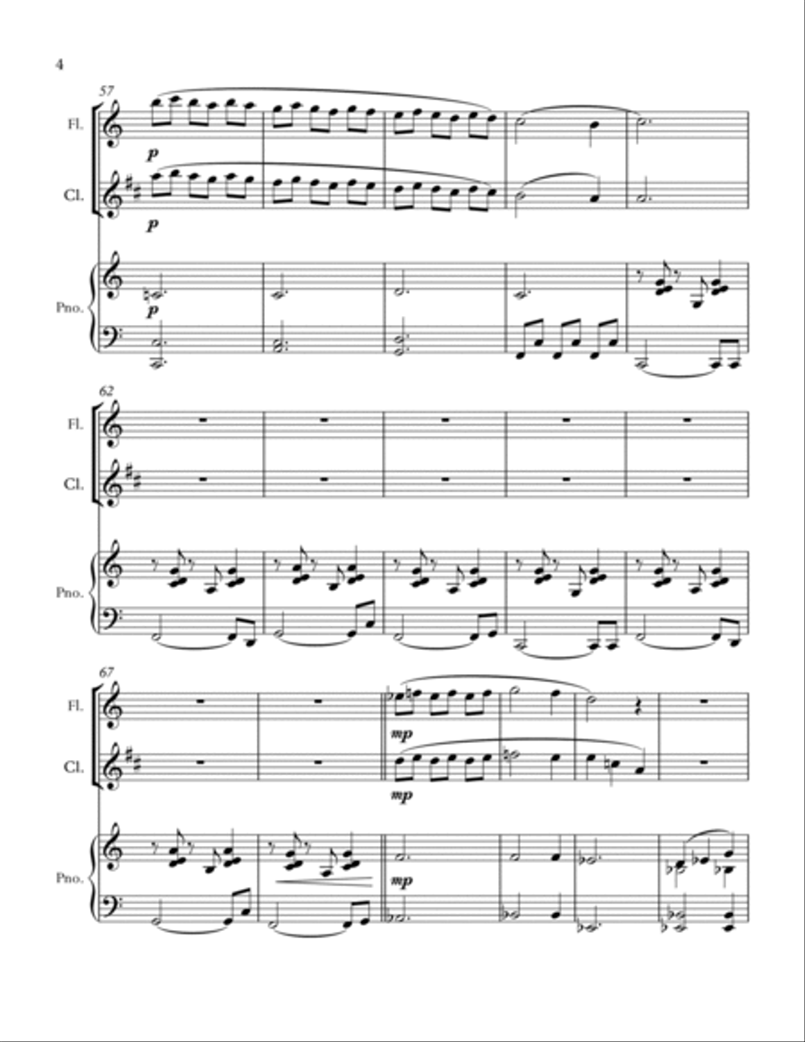 Skating Woodwind Duet scores gallery preview page 4