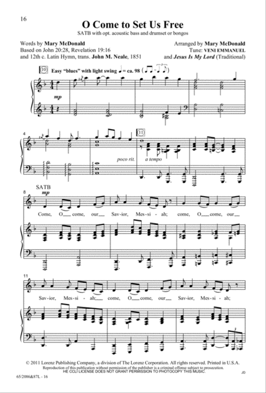 God With Us! - SATB with Performance CD image number null