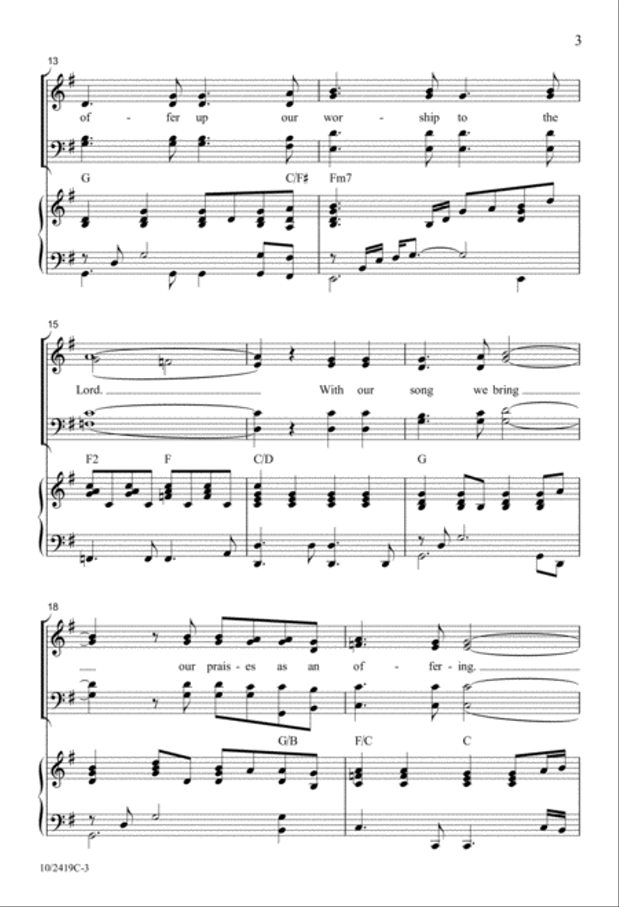 Adore Him 4-Part scores gallery preview page 3
