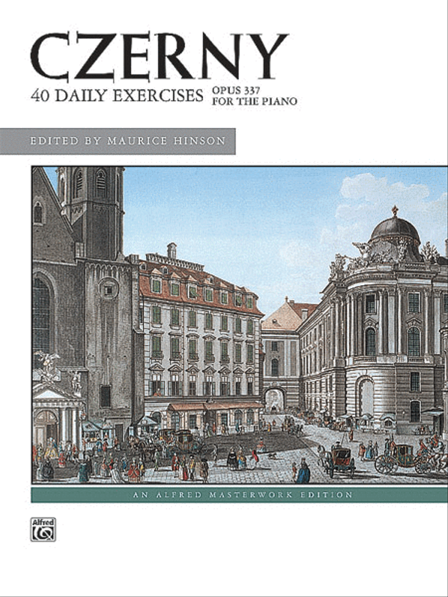 Book cover for Czerny -- 40 Exercises, Op. 337