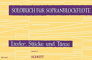 Book cover for Solo Book For Soprano Recorder V.2