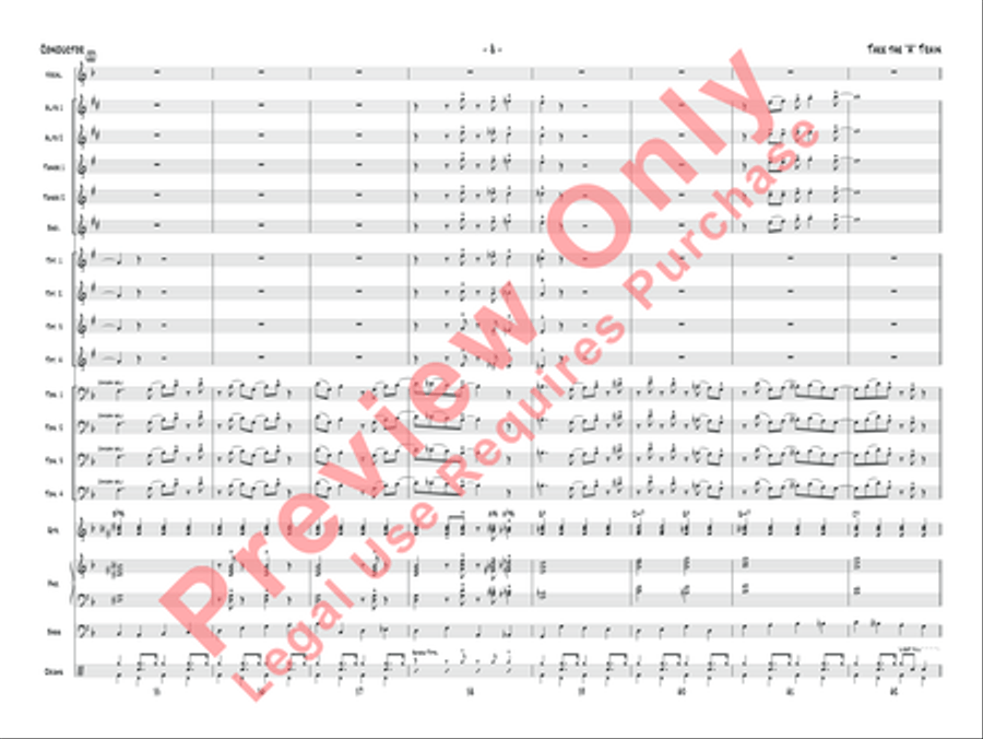 Take the A Train Jazz Ensemble scores gallery preview page 11