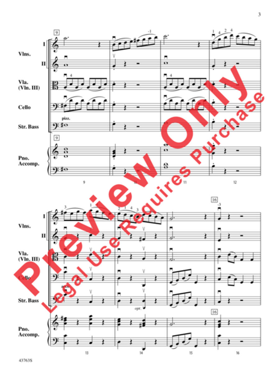 Sonatina in C String Orchestra scores gallery preview page 4
