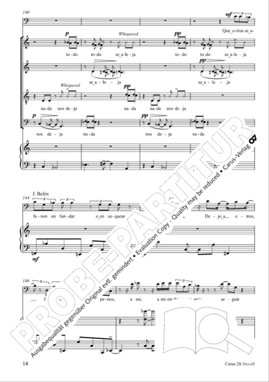 Water Water 4-Part scores gallery preview page 29
