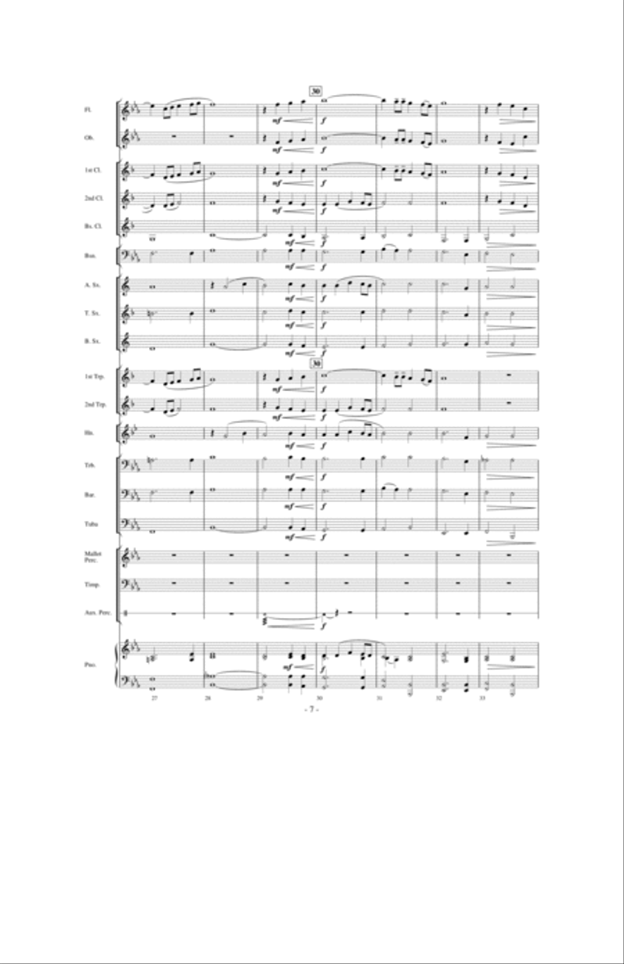 The Water Is Wide Concert Band scores gallery preview page 6