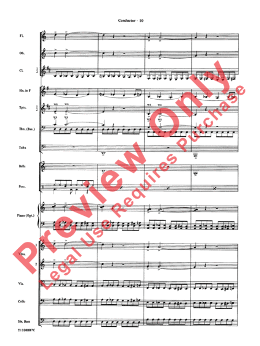 Batman Theme Full Orchestra scores gallery preview page 13