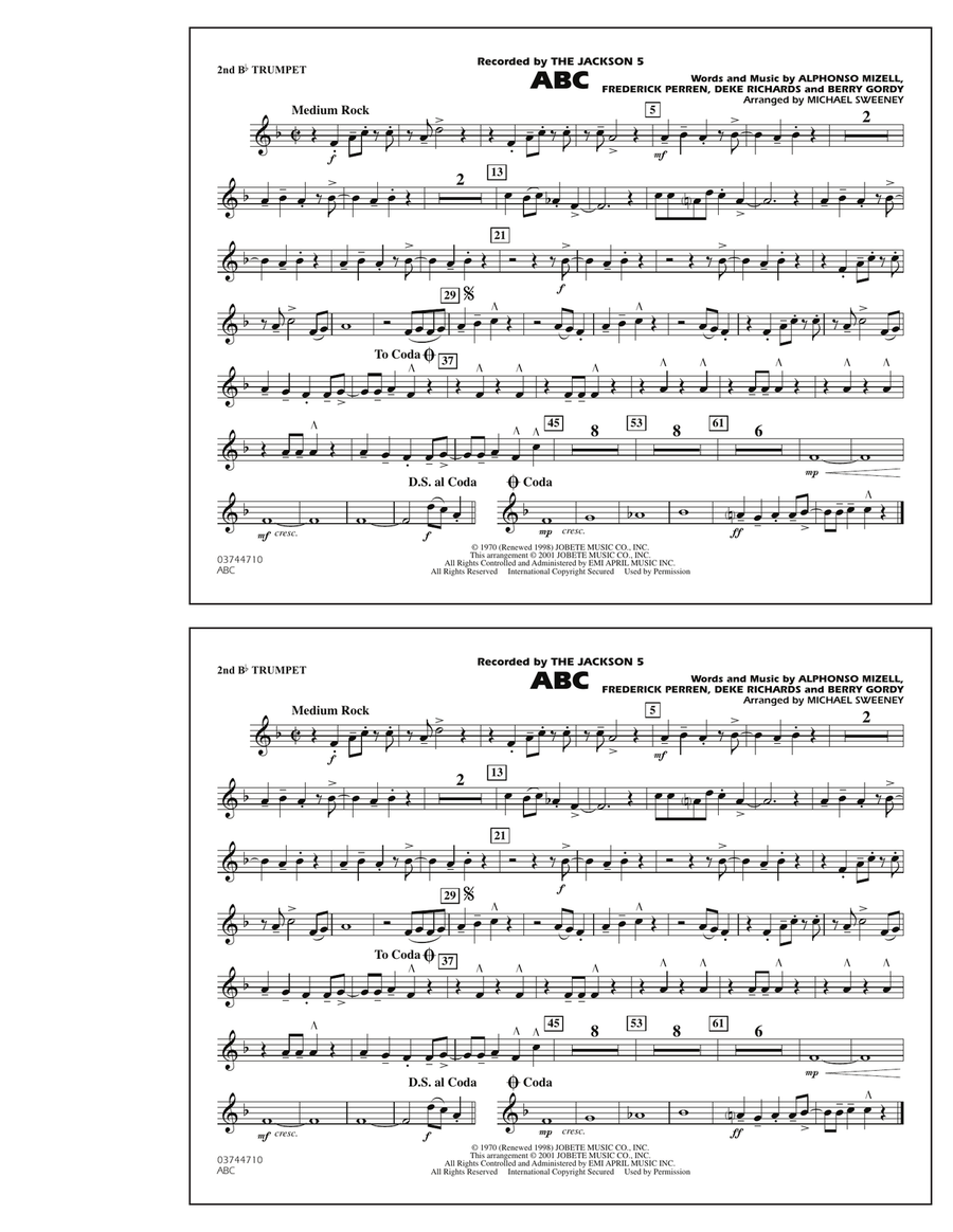 ABC - 2nd Bb Trumpet