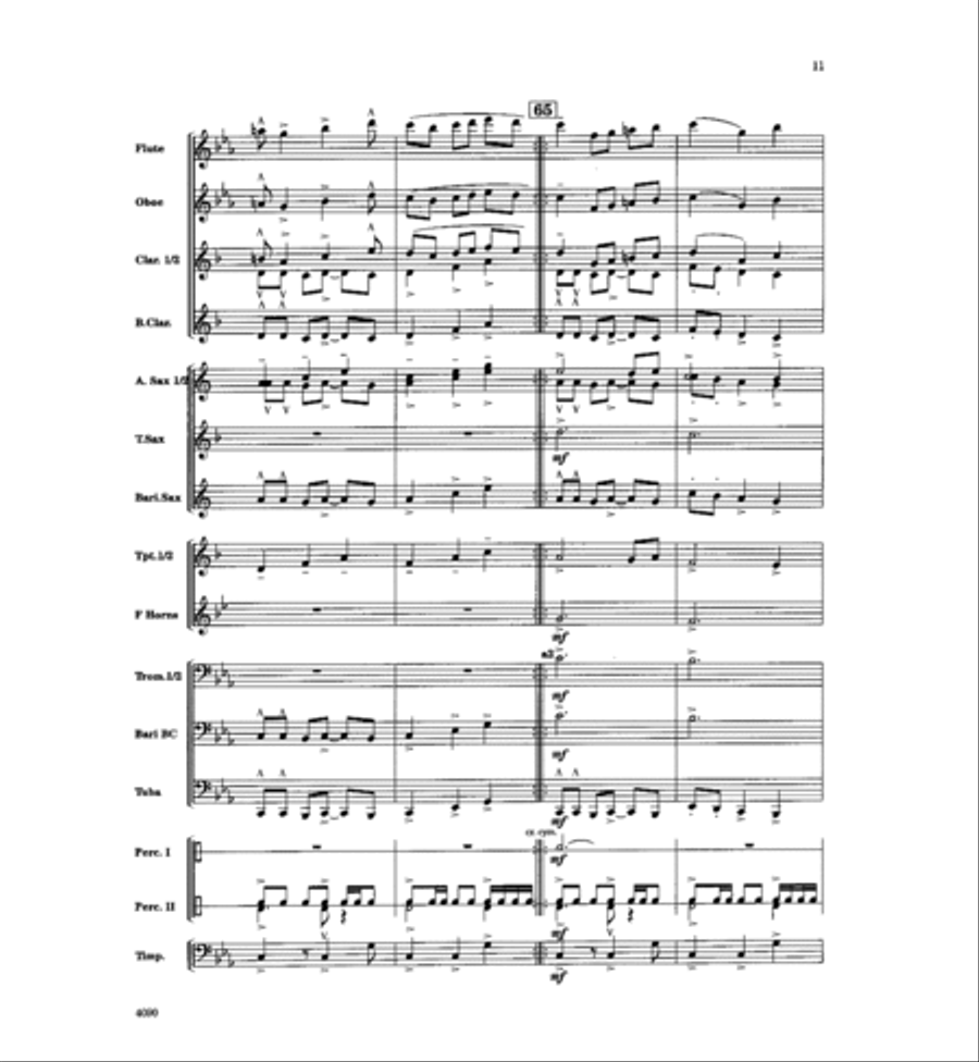 Pevensey Castle Concert Band scores gallery preview page 12