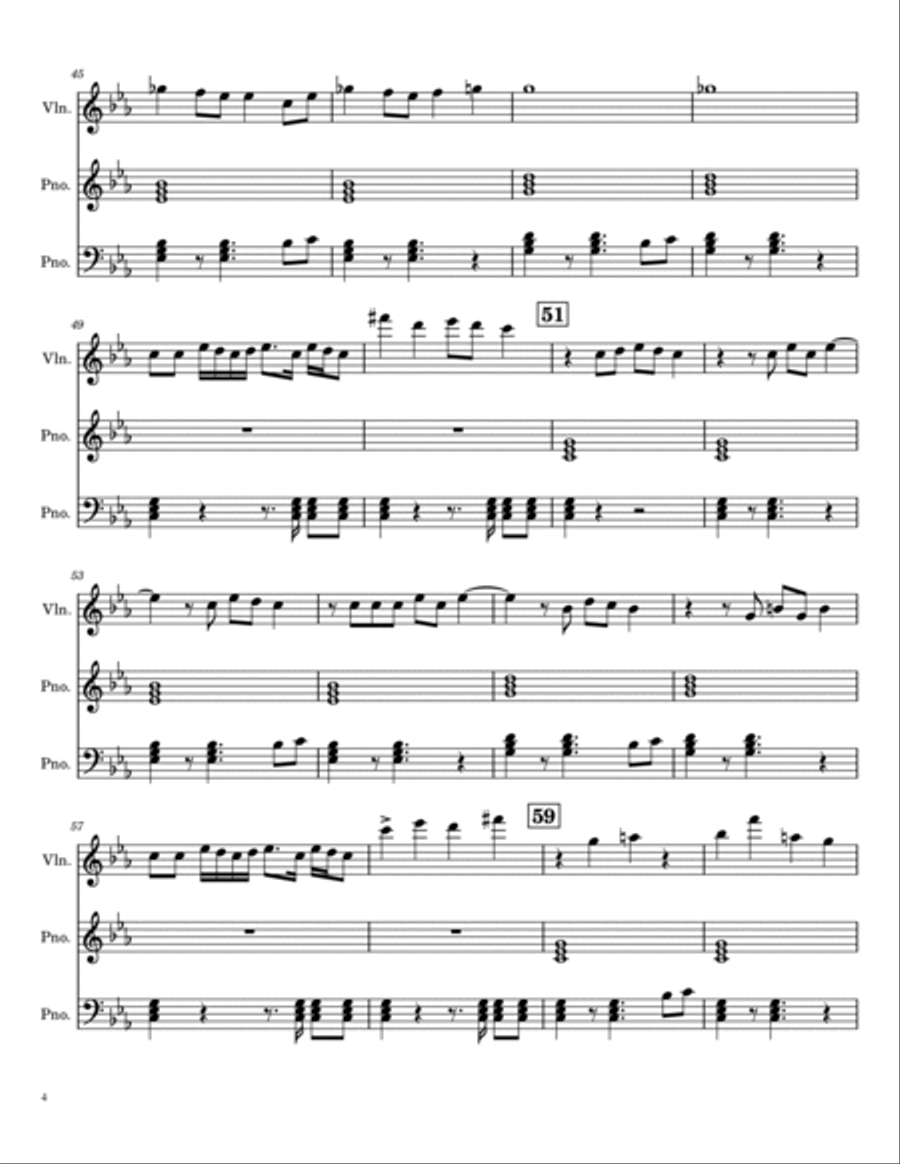 Toxic Violin Solo scores gallery preview page 4