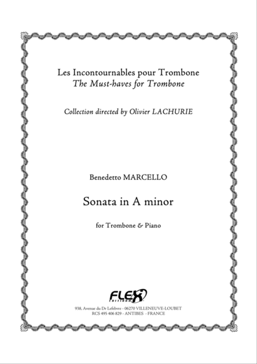 Sonata in A minor Piano scores gallery preview page 1