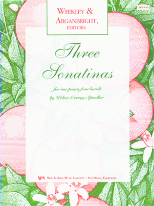 Book cover for Three Sonatinas