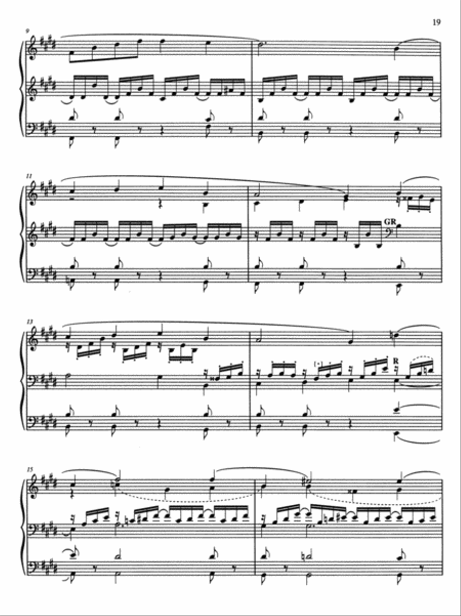 Symphonie VIII in B Major Organ scores gallery preview page 4