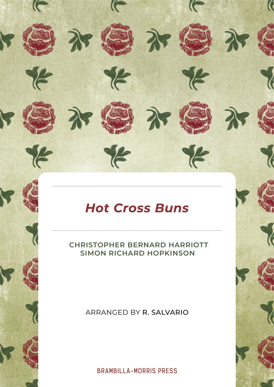 Hot Cross Buns (easy b-flat clarinet duet) Clarinet Duet scores gallery preview page 1