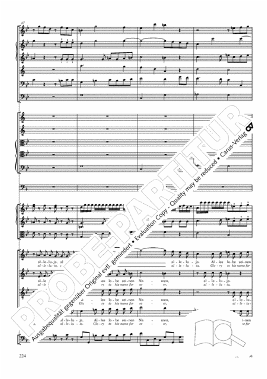 The Creation (Die Schopfung) 4-Part scores gallery preview page 244