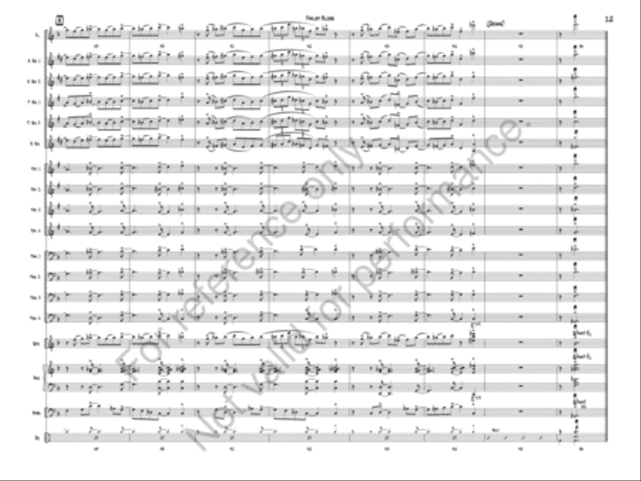 Finley Blues Finley Blues Jazz Ensemble scores gallery preview page 14