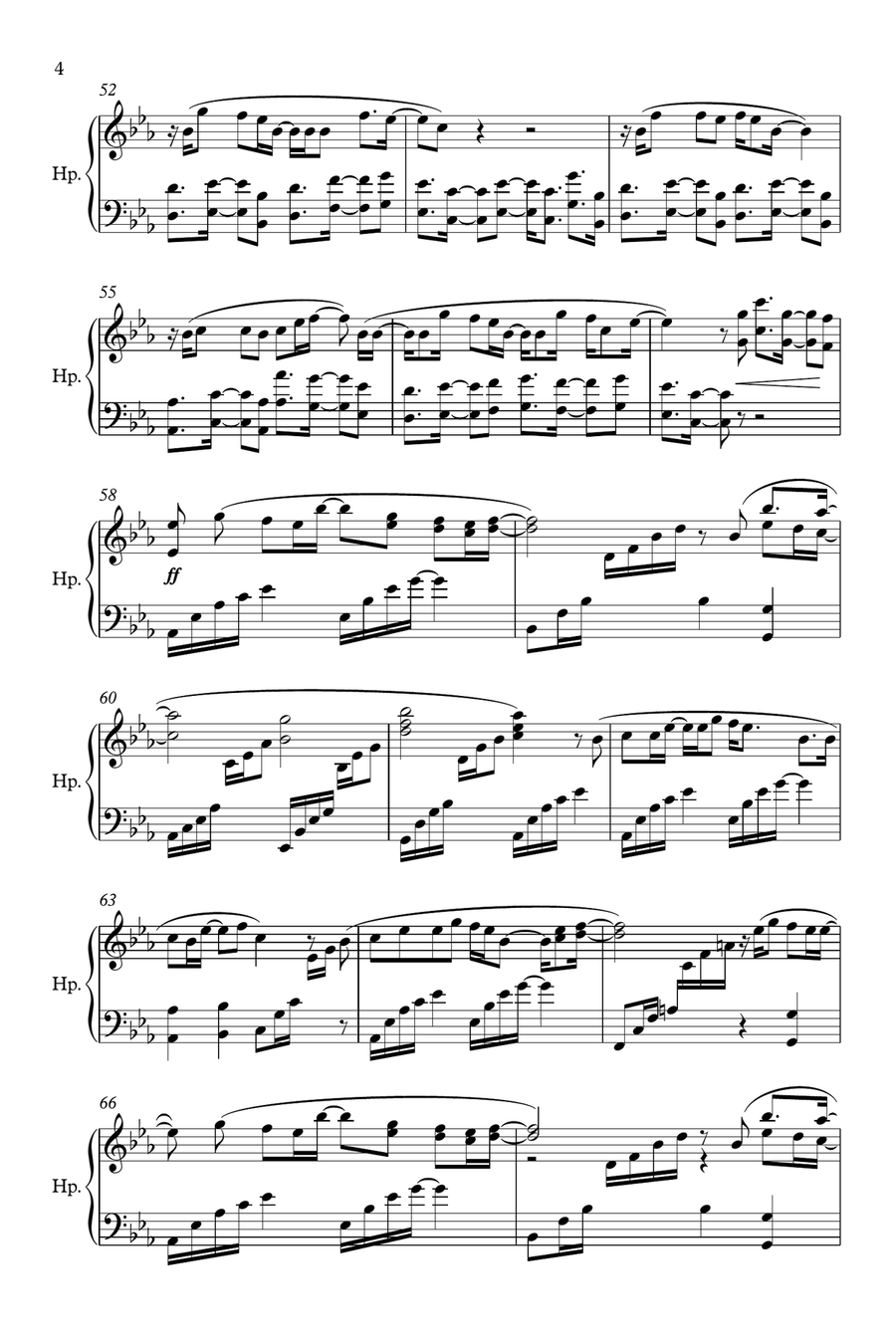 Fireflies Harp scores gallery preview page 4
