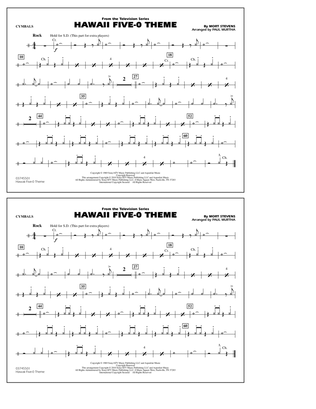Hawaii Five-O Theme - Cymbals