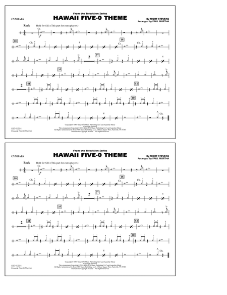 Hawaii Five-O Theme - Cymbals