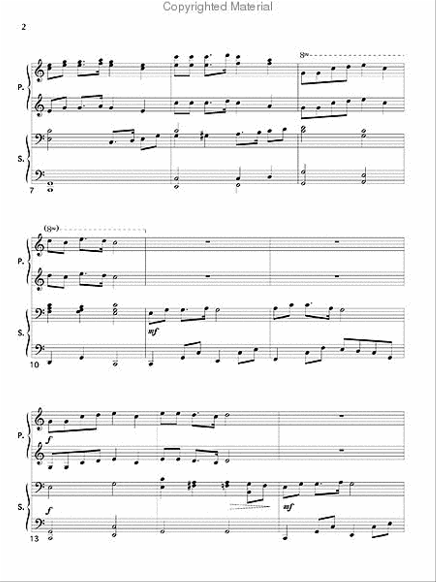 Wonderful Grace of Jesus Wonderful Grace of Jesus 1 Piano, 4-Hands scores gallery preview page 3
