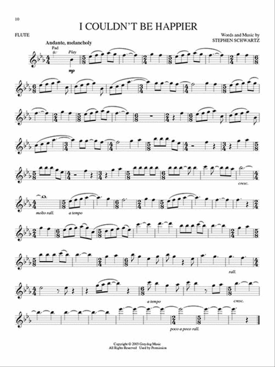Wicked Flute Solo scores gallery preview page 4