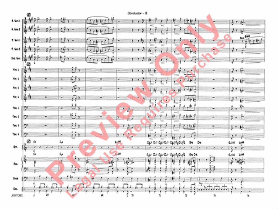 Cute Cute Jazz Ensemble scores gallery preview page 11