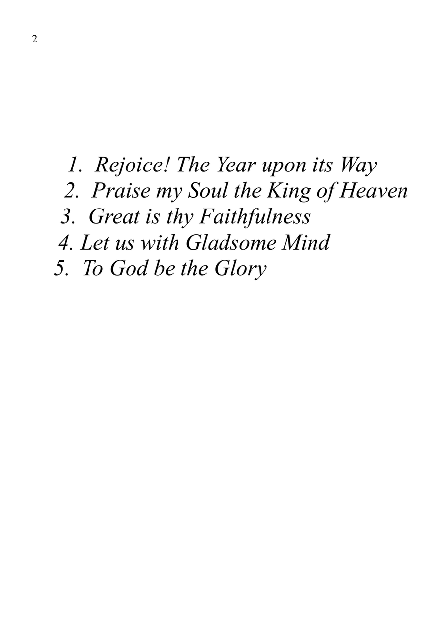 Five Hymns for Pentecost Cello scores gallery preview page 2