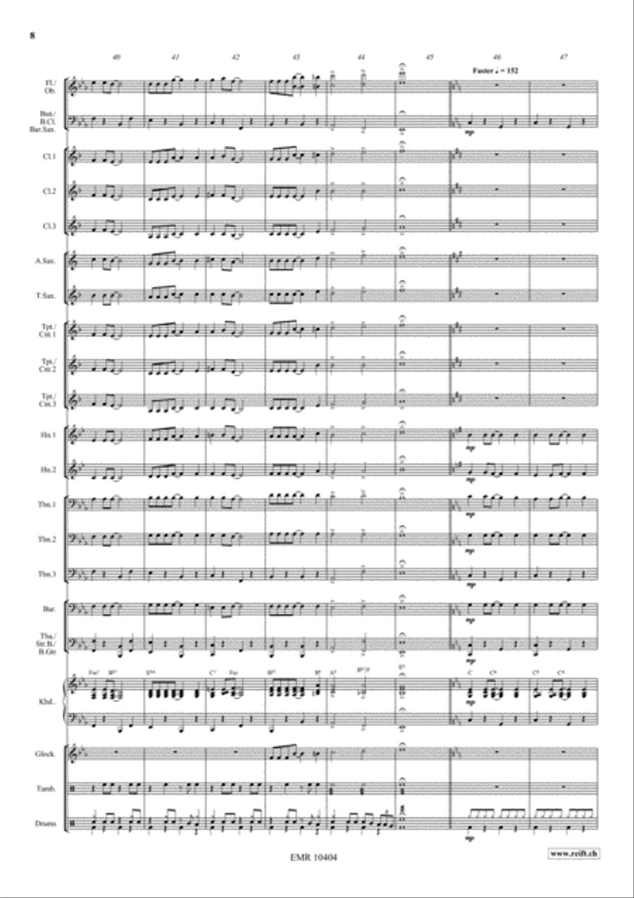 Beach Party Concert Band scores gallery preview page 9