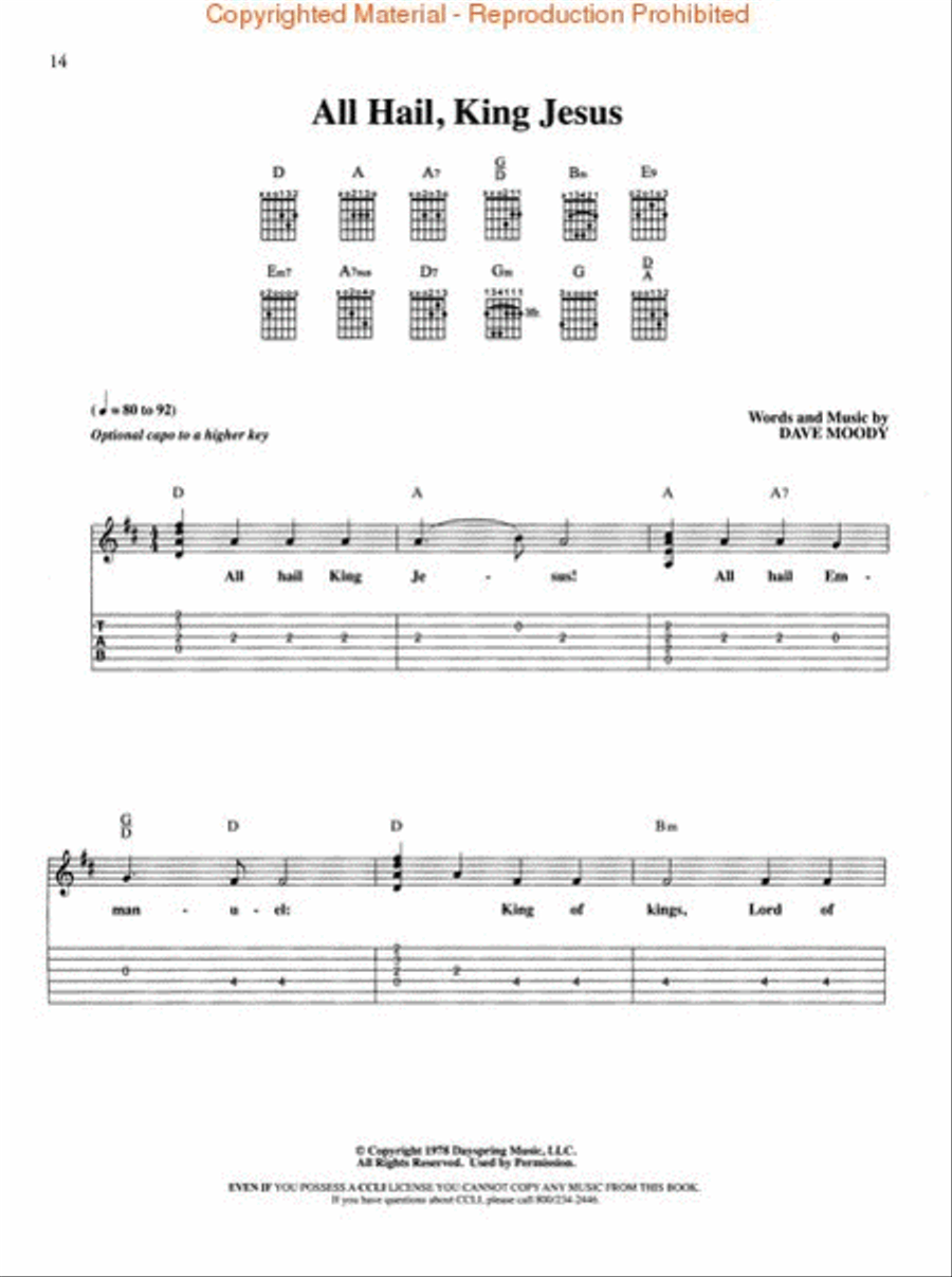 Ultimate Worship Collection For Easy Guitar Tab - Guitar Book Guitar Tablature scores gallery preview page 3