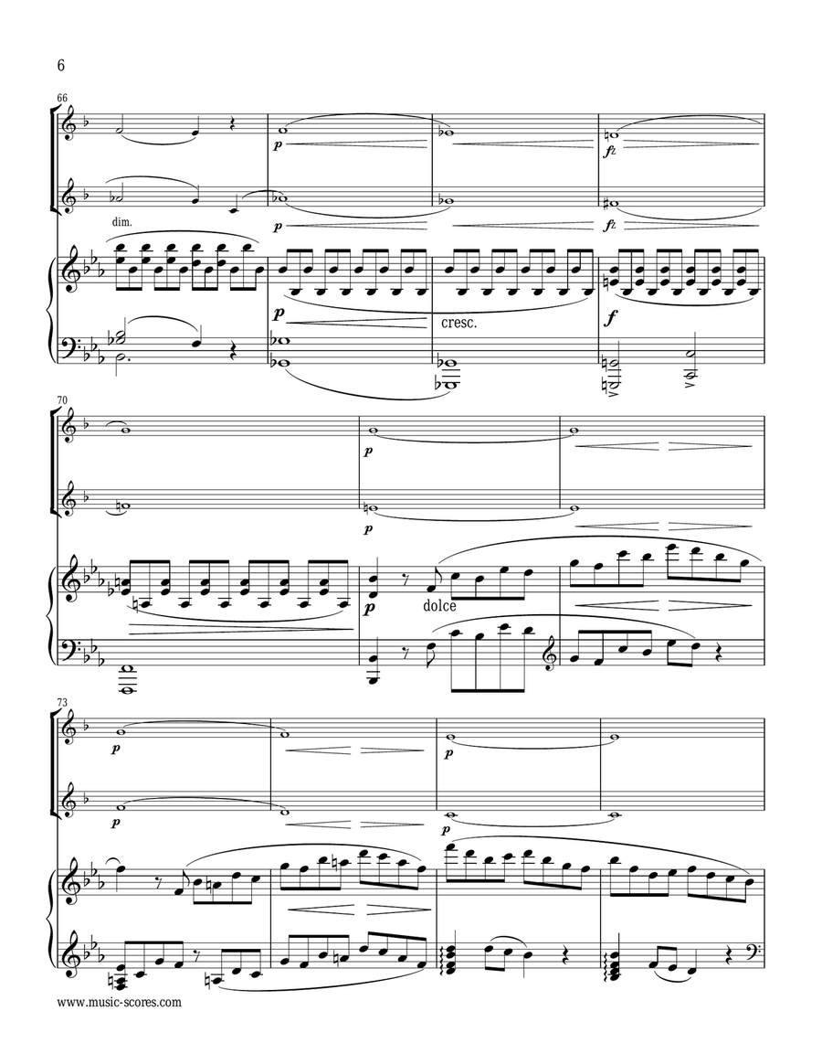 Gade - Allegro Animato - 1st movement from Piano Trio - Bb Clarinet, Bass Clarinet and Piano. image number null