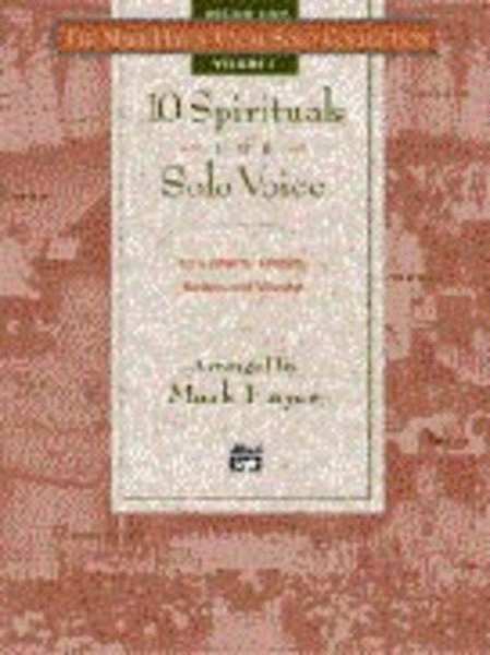 The Mark Hayes Vocal Solo Collection -- 10 Spirituals for Solo Voice image number null