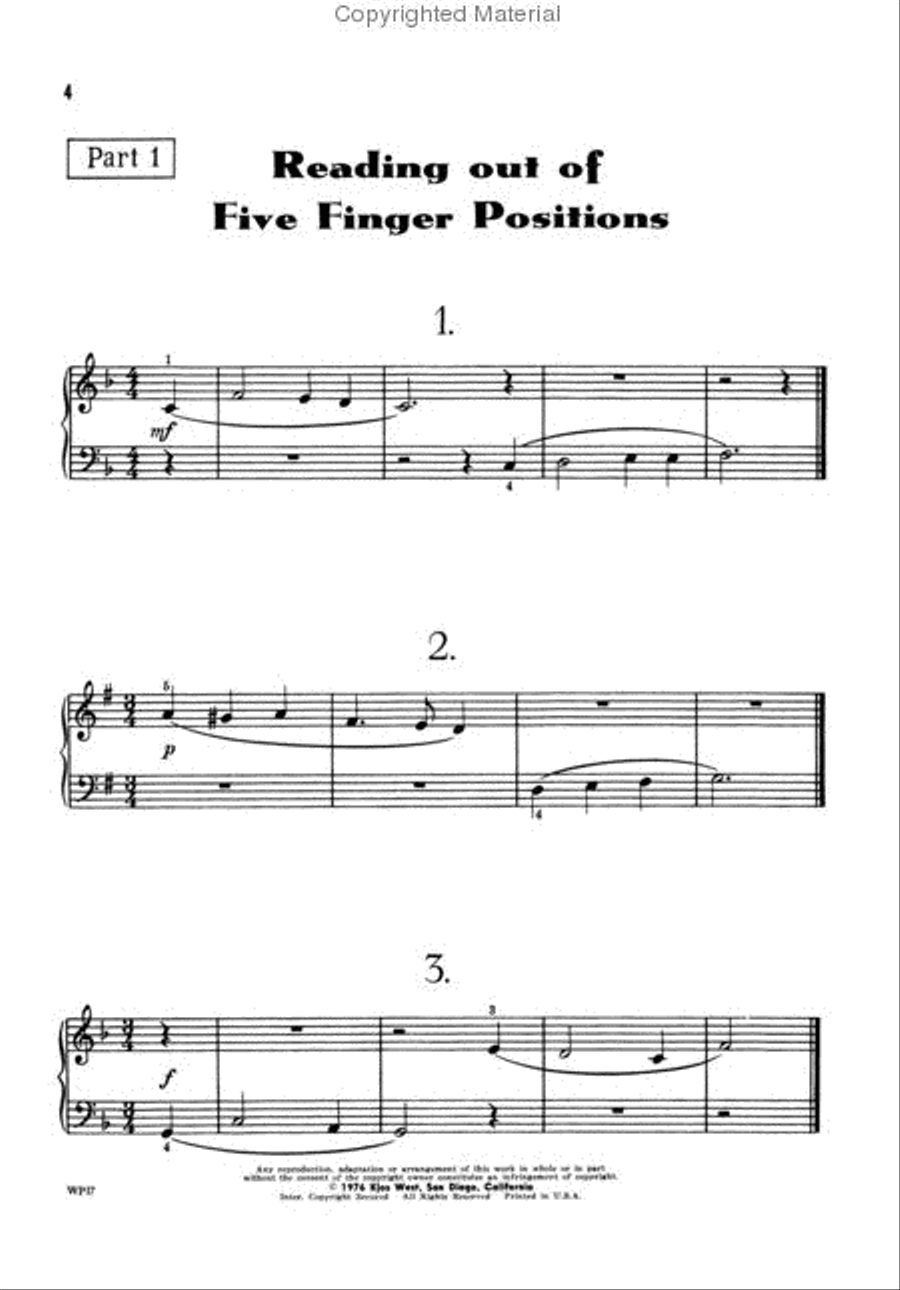 Sight Reading, Level 2